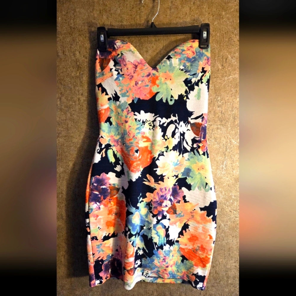 Windsor Strapless Floral Dress